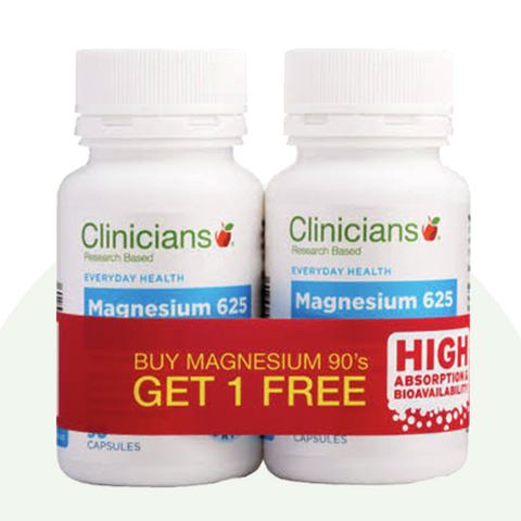 Clinicians Magnesium 90caps (2 Pack)
