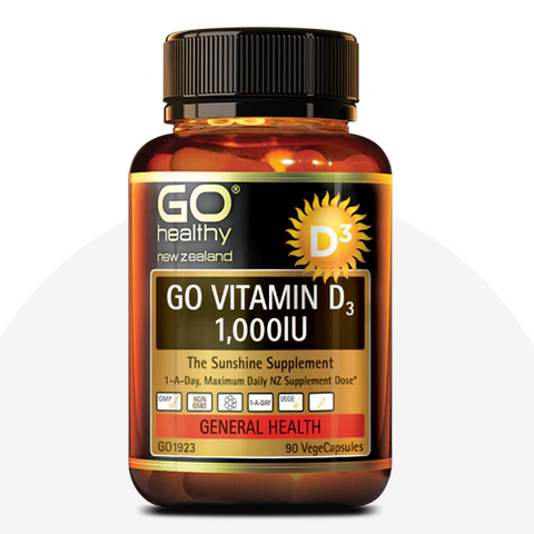 Go Healthy Vitamin D3 1000IU 90caps