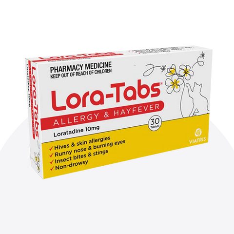 LORA-TABS Allergy & Hayfever 10mg 30 Tab