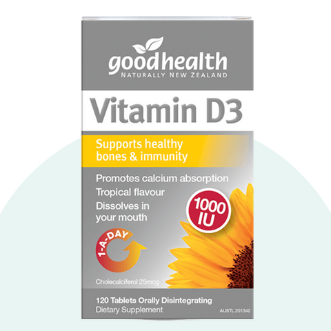 Good Health Vitamin D3 1000IU 120tabs