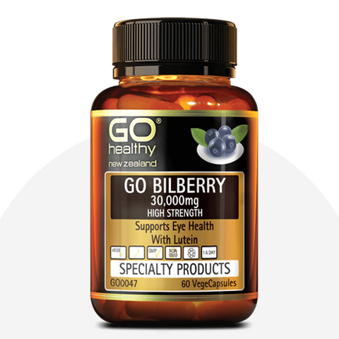 Go Healthy Bilberry 30000mg 60caps