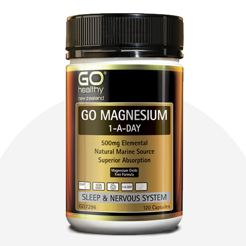 Go Healthy Magnesium 1-A-DAY 500mg 120caps