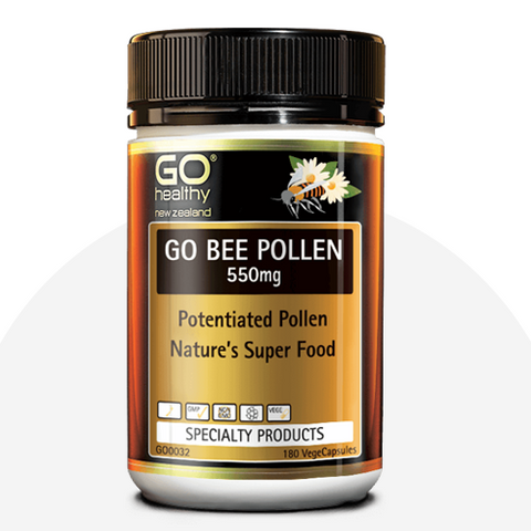 Go Healthy Bee Pollen 550mg 180caps