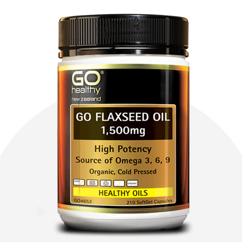Go Healthy Flaxseed Oil 1500mg 210caps