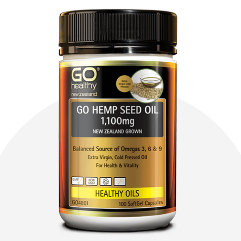 Go Healthy Hemp Seed Oil 1100mg 100caps