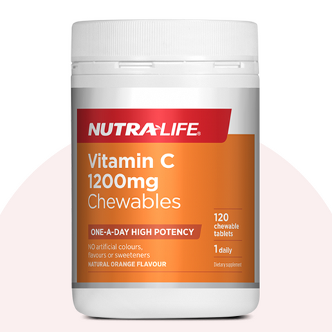 Nutralife Vitamin C 1200mg Chews 120tabs
